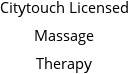 Citytouch Licensed Massage Therapy