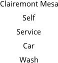 Clairemont Mesa Self Service Car Wash