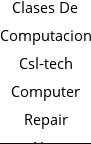 Clases De Computacion Csl-tech Computer Repair Nyc