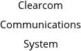 Clearcom Communications System