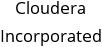 Cloudera Incorporated