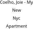 Coelho, Joie - My New Nyc Apartment