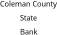 Coleman County State Bank