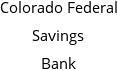 Colorado Federal Savings Bank