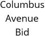 Columbus Avenue Bid