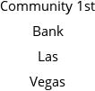 Community 1st Bank Las Vegas