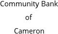 Community Bank of Cameron