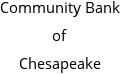 Community Bank of Chesapeake