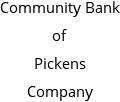 Community Bank of Pickens Company