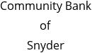 Community Bank of Snyder