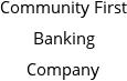 Community First Banking Company