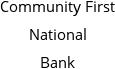 Community First National Bank