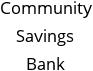 Community Savings Bank