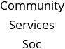 Community Services Soc