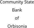 Community State Bank of Orbisonia