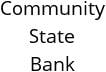 Community State Bank