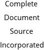 Complete Document Source Incorporated