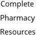 Complete Pharmacy Resources