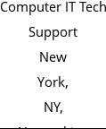 Computer IT Tech Support New York, NY, Networking