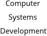 Computer Systems Development