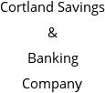 Cortland Savings & Banking Company