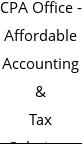 CPA Office - Affordable Accounting & Tax Solutions