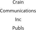 Crain Communications Inc Publs