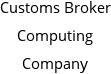 Customs Broker Computing Company