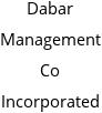 Dabar Management Co Incorporated