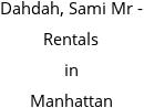 Dahdah, Sami Mr - Rentals in Manhattan