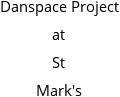 Danspace Project at St Mark's