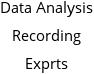 Data Analysis Recording Exprts