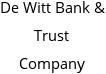 De Witt Bank & Trust Company