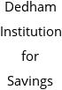 Dedham Institution for Savings