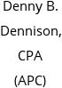 Denny B. Dennison, CPA (APC)