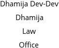 Dhamija Dev-Dev Dhamija Law Office