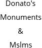 Donato's Monuments & Mslms