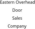 Eastern Overhead Door Sales Company