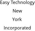 Easy Technology New York Incorporated