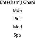 Ehtesham J Ghani Md-i Pier Med Spa