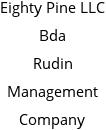 Eighty Pine LLC Bda Rudin Management Company