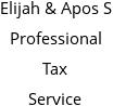 Elijah & Apos S Professional Tax Service