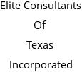 Elite Consultants Of Texas Incorporated