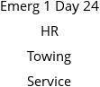 Emerg 1 Day 24 HR Towing Service