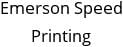 Emerson Speed Printing