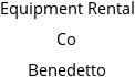 Equipment Rental Co Benedetto