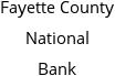 Fayette County National Bank