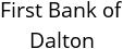 First Bank of Dalton