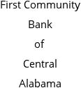 First Community Bank of Central Alabama