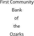 First Community Bank of the Ozarks